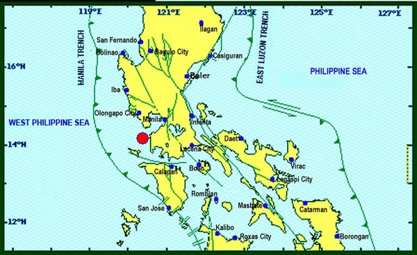▲▼菲律賓發生5.1級地震。（圖／翻攝自Phivolcs官網）