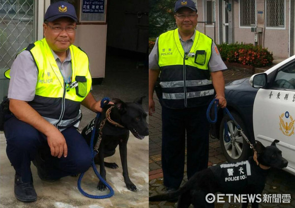 ▲捨不捨警戒犬...所長即將退休　泛淚承諾：會帶你回家。（圖／網友張淵瑜授權提供）