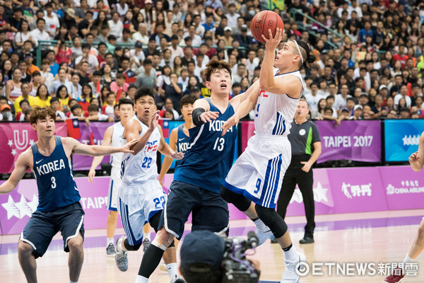 ▲▼台北世大運中華男籃對南韓,陳盈駿。(圖/記者季相儒攝)
