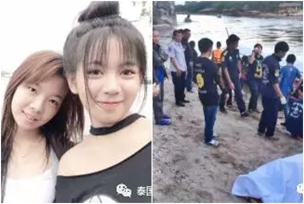 泰國氣質女大生被追求...10年閨密失戀吃醋　約河邊烤肉「溺殺」。（圖／翻攝自泰國中文網）
