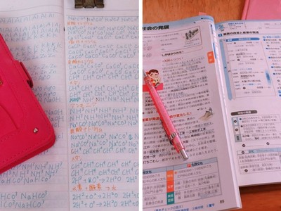 「抄寫」化學式被笑沒用！國中女生讀書方法掀論戰