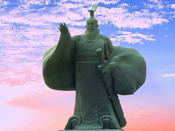 ▲▼西安,漢城湖,漢武帝(圖/視覺中國CFP)