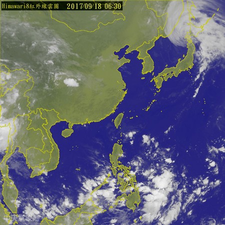 今晨淡水最低溫20.9度。（圖／中央氣象局）