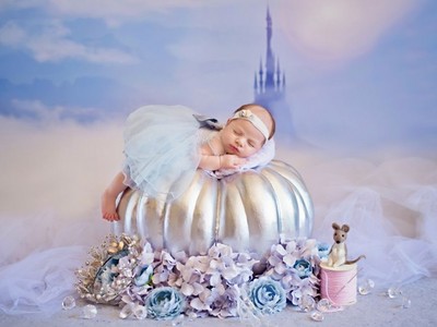 每一個女孩的夢想！美國攝影師將嬰兒變身迪士尼公主