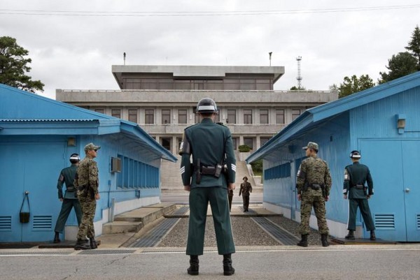 ▲▼ 兩大狂人最近距離！川普傳將前往「南北韓非軍事區」。（圖／路透社）