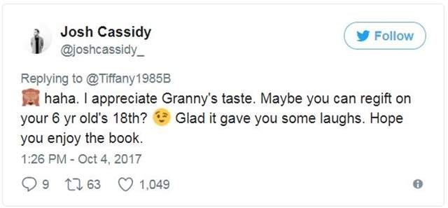 打開動物童書「你長得像陰道」　奶奶送6歲孫差點吐血(翻攝自推特Tiffany1985B)