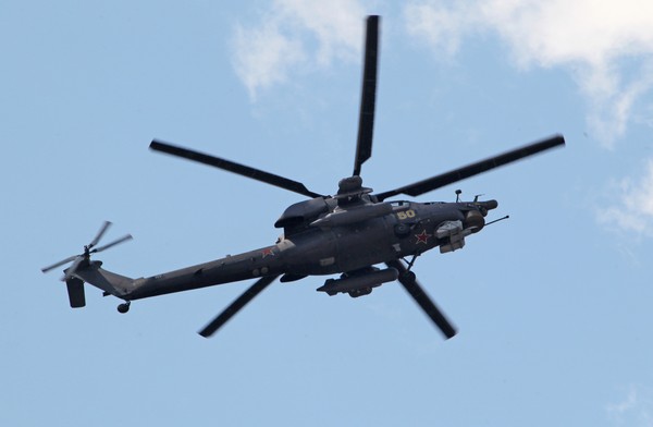 ▲▼米-28N攻擊直升機（Mi-28N）被俄軍方稱為「黑夜獵手」（Ночной охотник）。（圖／達志影像／美聯社）
