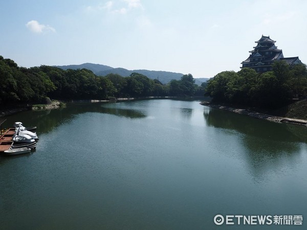 ▲岡山後樂園與岡山城。（圖／記者彭懷玉攝）