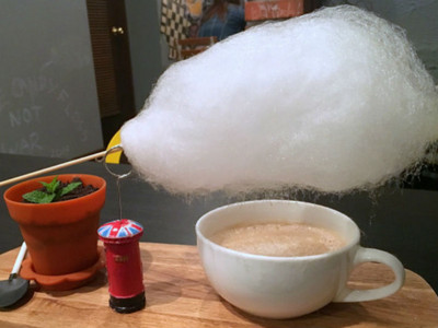 「雲朵可可」上市！棉花糖絲落進杯裡　口味是京都的雨呀