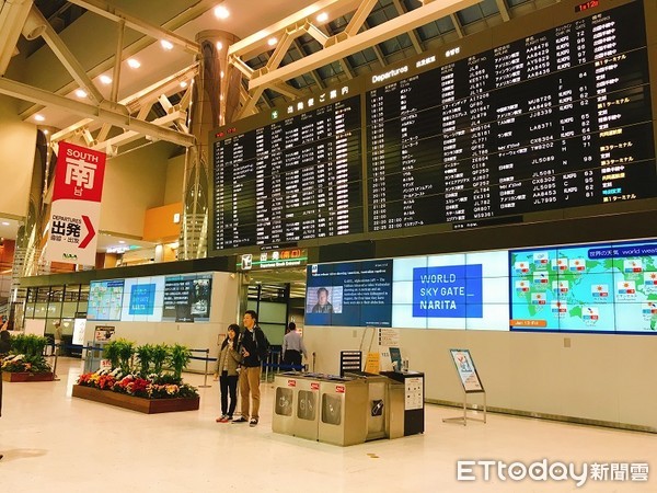 ▲▼成田機場第二航廈出境大廳，成田國際機場第二航廈，日本東京成田機場。（圖／記者蔡玟君攝）