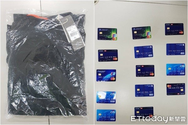 ▲▼蔡姓男子持偽卡盜刷遭店員發現報警。(圖/記者陳豐德翻攝)