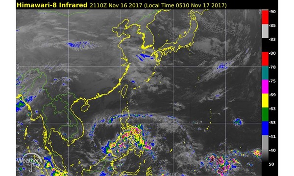 今日各地高溫會來到30度,周末大降溫。(圖/翻攝自氣象主播賴忠瑋臉書)