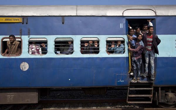 ▲ 印度火車走錯路，開了160公里車上都沒人發覺。（圖／達志影像／美聯社／示意圖）