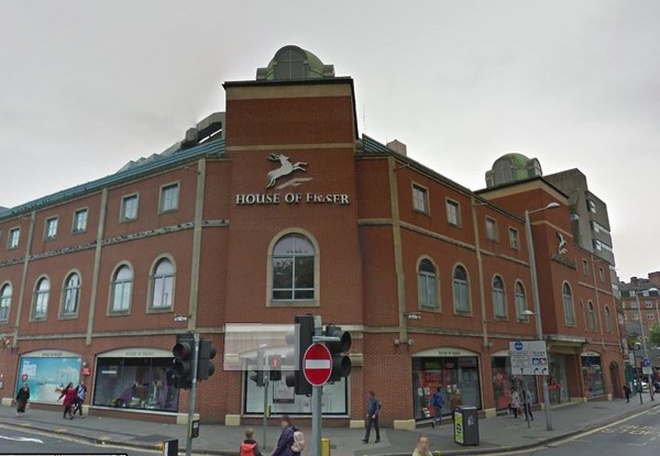 ▲▼諾丁漢福萊沙百貨（House of Fraser）。（圖／翻攝自google maps）