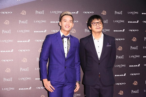 陳勝吉（右）是金馬創投百萬首獎得主，更是第一個真的把創投作品拍出來並入圍金馬獎的導演。