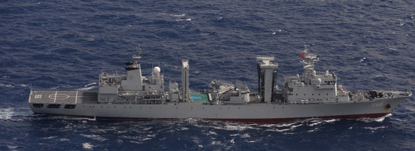 ▲解放軍3艘軍艦，通過台灣東部海域。（圖／翻攝日本防衛省）
