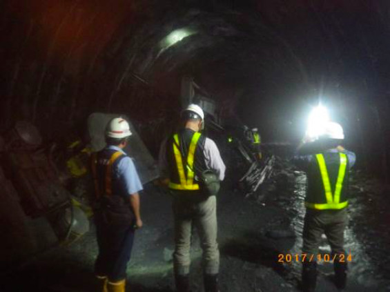 ▲▼ 蘇花公路改善工程有史以來最大隧道抽坍 。（圖／蘇花改工程處提供）