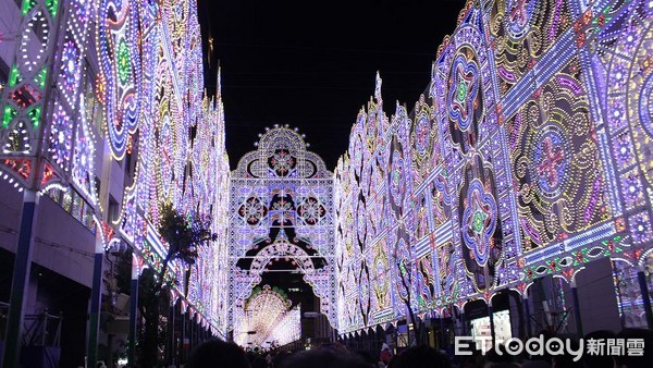 ▲▼神戶光雕，神戶LUMINARIE。（圖／記者蔡玟君攝）