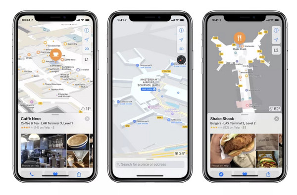 ▲蘋果添加機場室內地圖　讓Siri幫你找到登機門（圖／翻攝 The Verge）