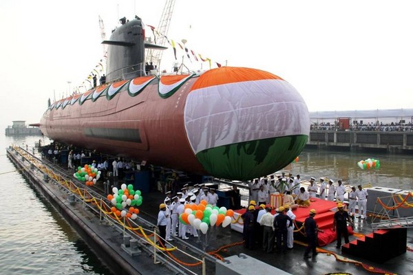 ▲▼ 印度新一代自製柴電潛艇首艦「卡爾菲利」（INS Kalvari）號。卡爾菲利級（圖／翻攝自印度海軍官網）