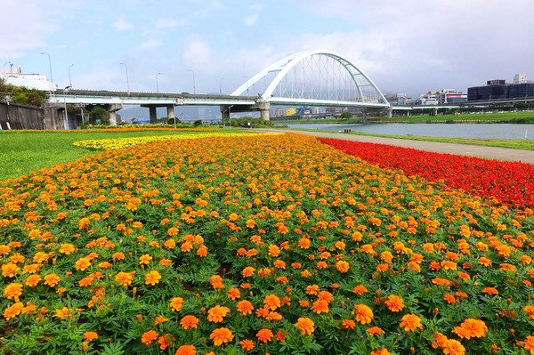 ▲觀山河濱公園。（圖／臺北市政府工務局水利工程處提供）