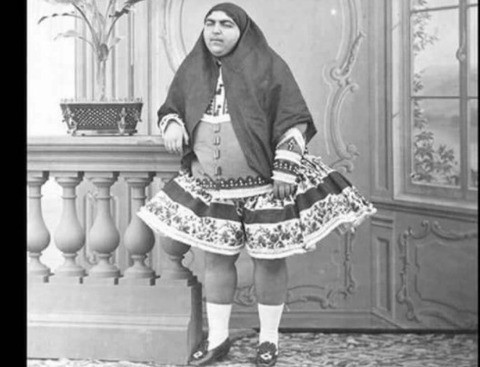 ▲▼19世紀伊朗北部卡扎爾王朝公主。（圖／翻攝自維基百科）