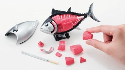 「鮪魚3D拼圖」組合生魚片太療癒　玩到加班族食慾大噴發