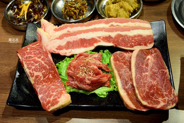 ▲台北新開幕Woosan韓式烤肉店。（圖／周花花，甲飽沒提供）