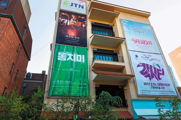 《只有你》演出的劇院「JTN Art Hall」,距離大學路主商圈步行約15分鐘。