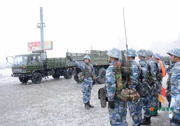 ▲▼解放軍海軍陸戰隊「零下10」於山東演訓登陸作戰。（圖／翻攝自中國軍網）