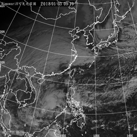 ▲▼下周二至下周五預期是這波冷空氣最強時間,各地有局部短暫雨。(圖/翻攝自氣象局)
