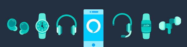 ▲亞馬遜推出新技術！讓耳機與手錶藉由藍芽裝入Alexa（圖／翻攝亞馬遜）