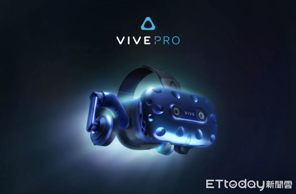 ▲內建耳機、解析提升78%  宏達電發表全新HTC Vive Pro裝置。（圖／取自HTC）