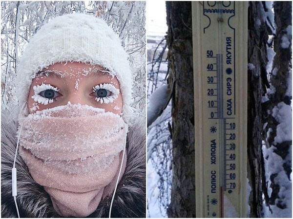 ▲▼西伯利亞村莊「-67℃極寒」　冷到連溫度計都被凍壞！。（圖／翻攝自西伯利亞時報）