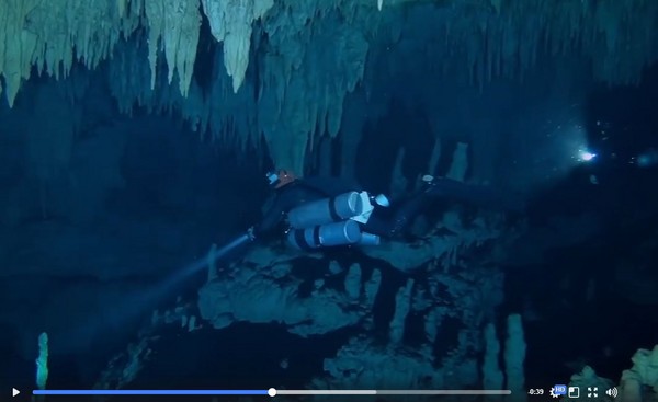 ▲▼Gran Acuífero Maya發現一個地下洞穴。（圖／翻攝自Gran Acuífero Maya粉絲專頁）