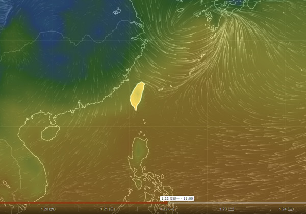 ▲▼大雨來襲連下2天！冷空氣下周到　「北台降10度」又變冷剩15度。（圖／中央氣象局）