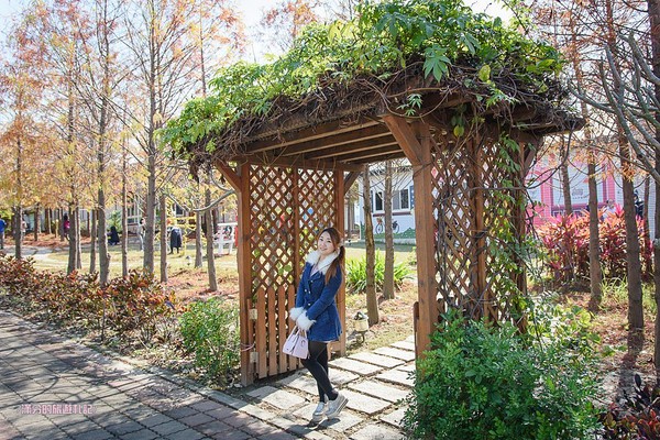 ▲台中蝴蝶橋法式餐廳落羽松莊園。（圖／滿分的旅遊札記提供）