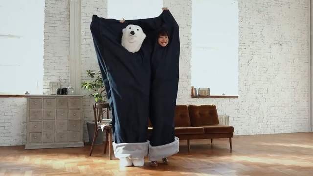 牛仔褲睡袋（圖／網路翻拍）www.felissimo.co.jp