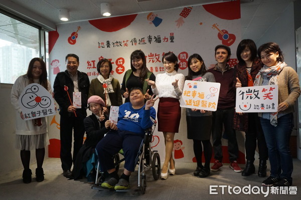 ▲紅鼻子醫生募款計畫。(圖/記者嚴云岑攝)