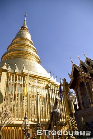 ▲Wat Phra That Hariphunchai,泰國旅遊,清邁旅遊,南奔府寺廟。（圖／記者陳涵茵攝）
