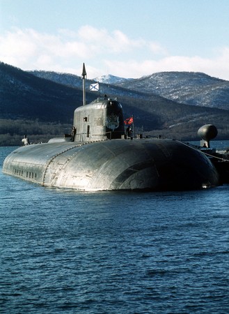 ▲▼俄羅斯奧斯卡級核潛艇,949型。（圖／達志影像／美聯社）