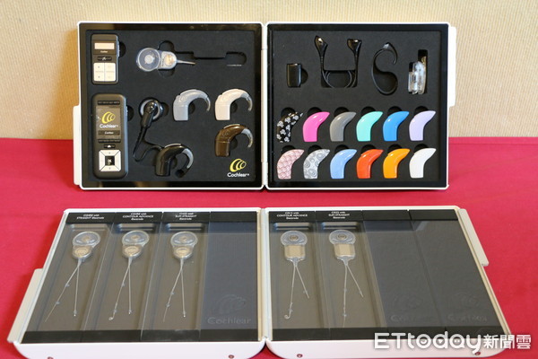 ▲罕見慢性中耳炎讓他聽力全失 戴助聽器只感受「震動」。(圖/台北榮總提供)