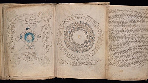破解600年前魔法書「伏尼契手稿」 學者嚇傻：是上帝語言（翻攝自Beinecke Rare Book & Manuscript Library）