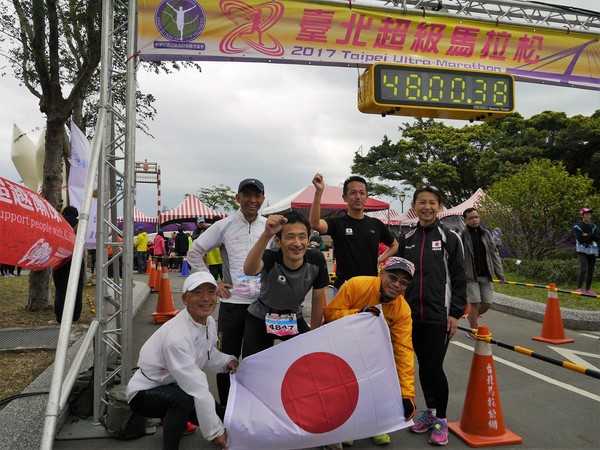 ▲2018台北超級馬拉松，日本跑者今年共有24位來台參賽。（圖／超馬協會提供）