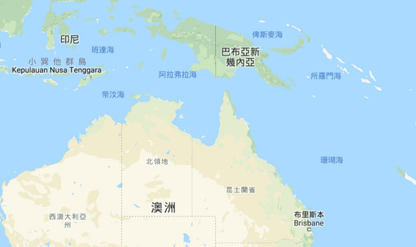 ▲▼巴布亞紐幾內亞地圖。（圖／翻攝自google map）