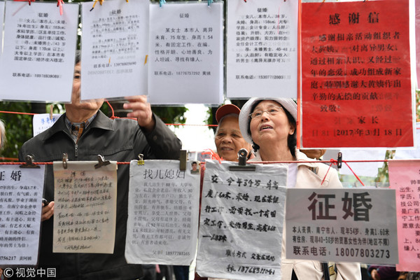 ▲▼ 廣西南寧公園,相親角,大陸父母為子女徵婚。（圖j／視覺中國CFP）