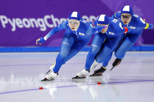 ▲韓國在女子速度滑冰500公尺團體賽未能晉級4強 。（圖／達志影像／美聯社）