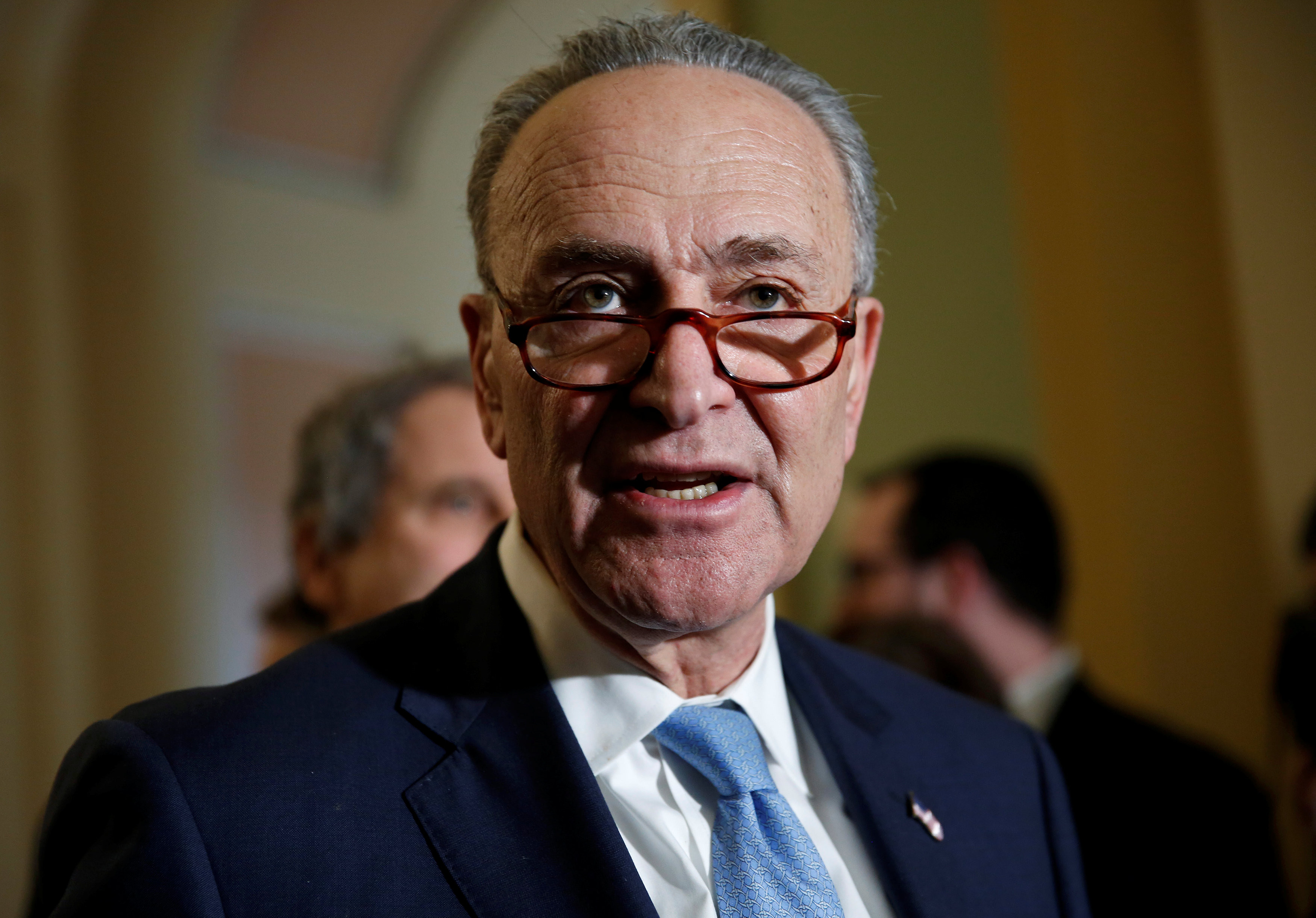 ▲▼  參議院民主黨領袖舒默（Chuck Schumer）。（圖／路透社）