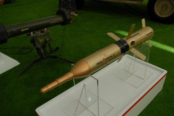 解放軍紅箭-11反坦克導彈。（圖／翻攝自觀察者網）