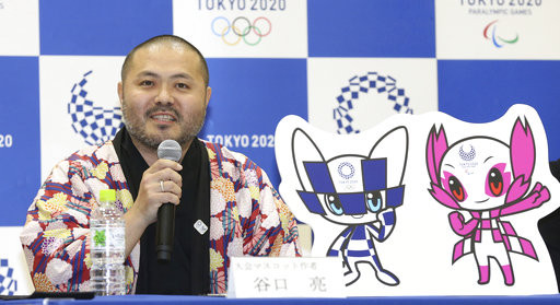 ▲▼東京奧運吉祥物出爐、設計師谷口亮。（圖／達志影像／美聯社）